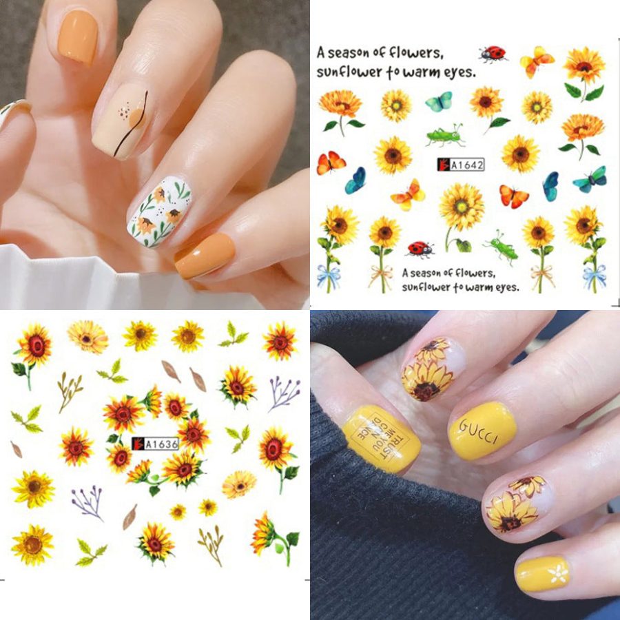 Beauty Watermark Stickers Ins Summer Little Golden Yellow - Image 4