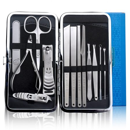 Household nail clippers and pedicure knife set