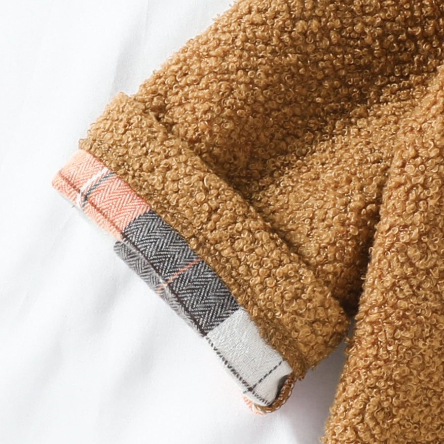 Autumn New Plush Plaid Reversible Coat - Image 9