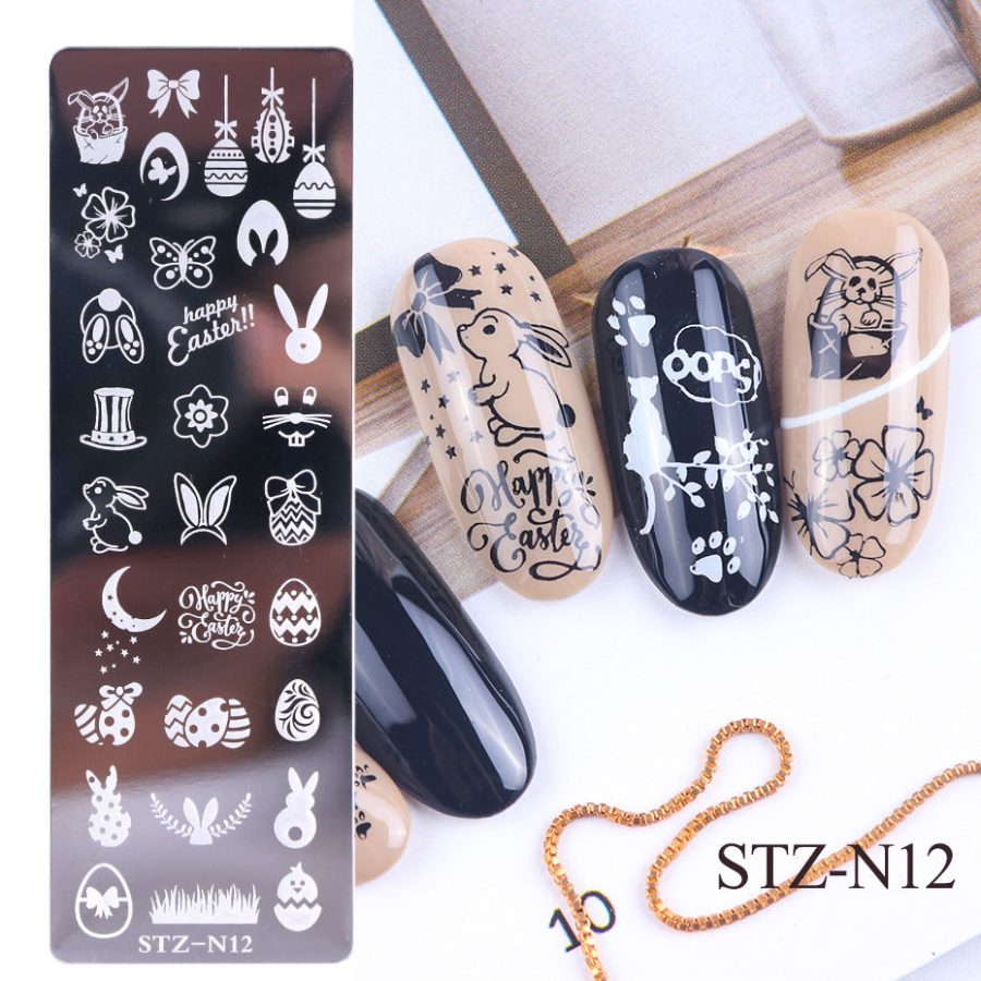 Nail print long steel plate - Image 4