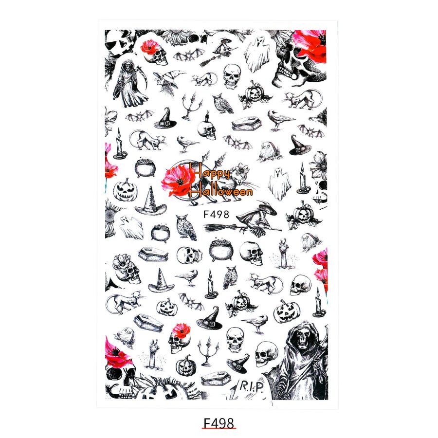 New Nail Sticker Santa Claus Decal Strap Adhesive - Image 17