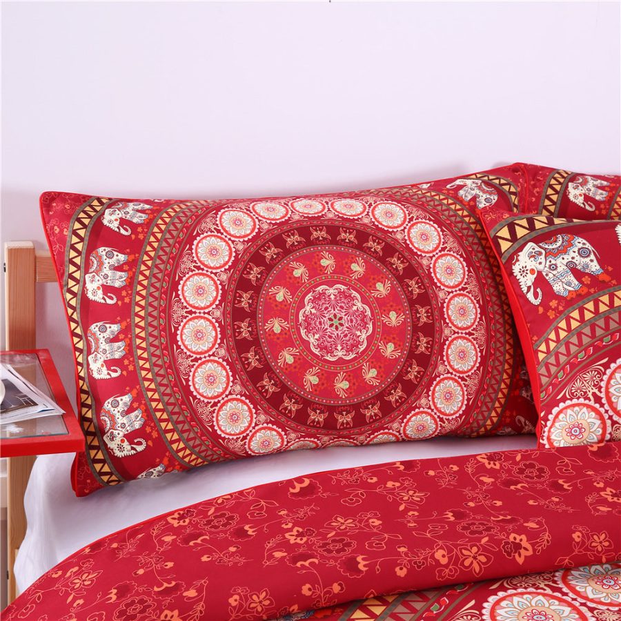 Bohemian quilt cover set of four - Image 4