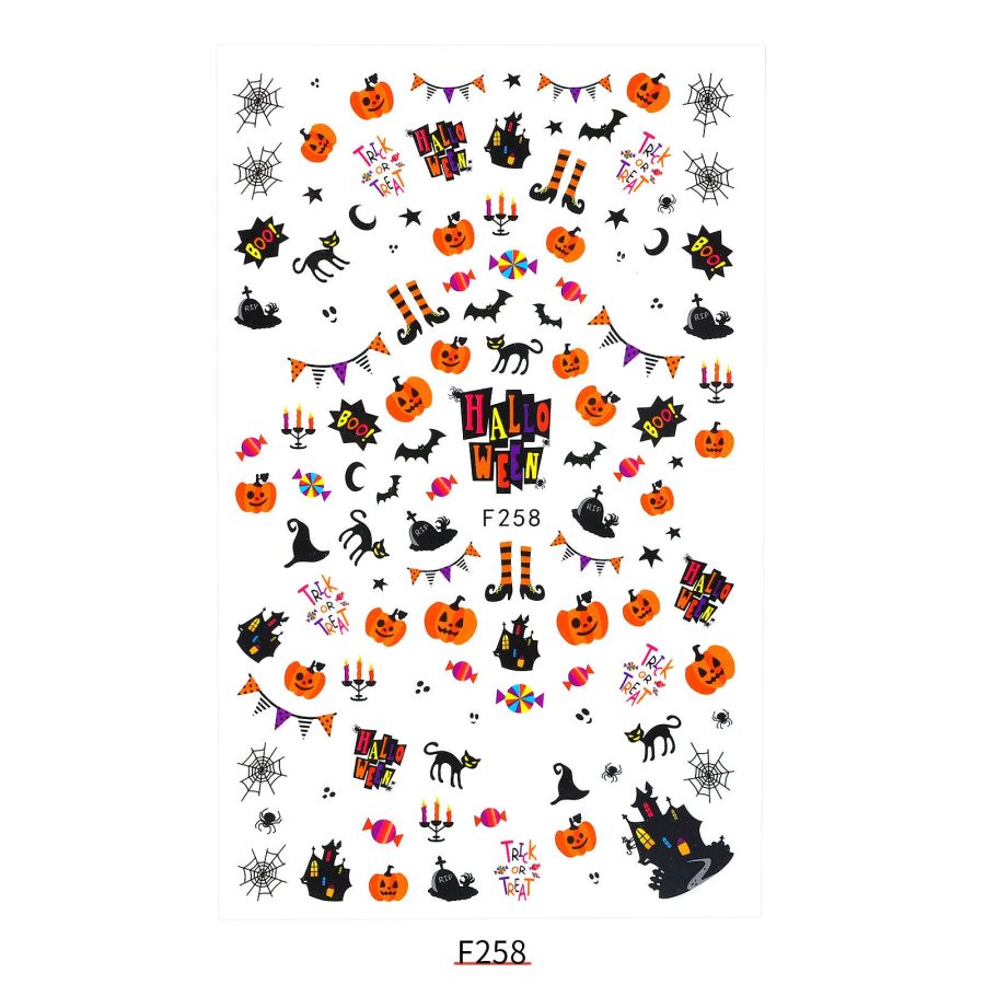 New Nail Sticker Santa Claus Decal Strap Adhesive - Image 25