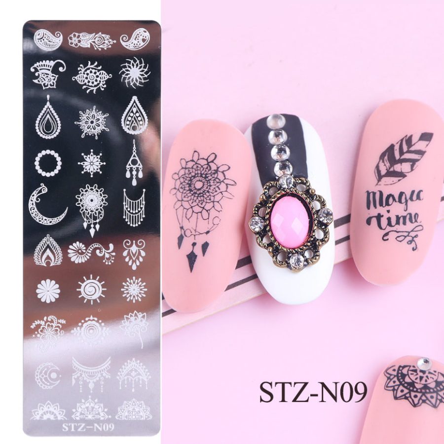 Nail print long steel plate - Image 16