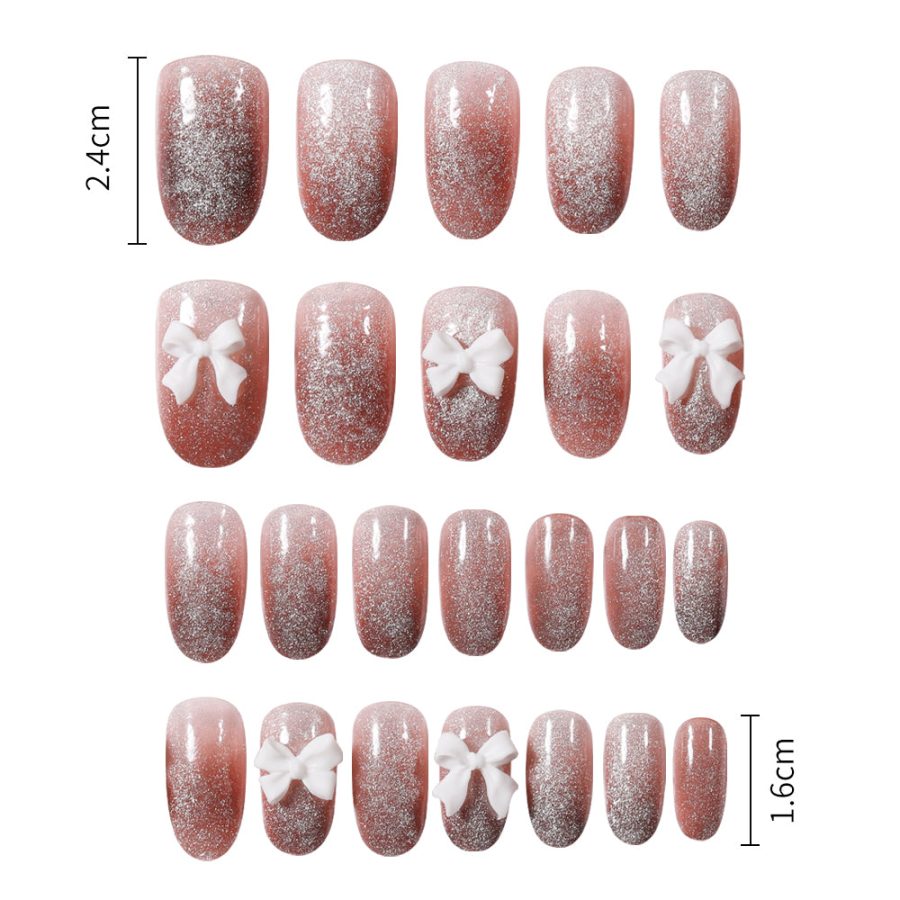 Fake Nail Patches Hand Wearing Art - Image 6