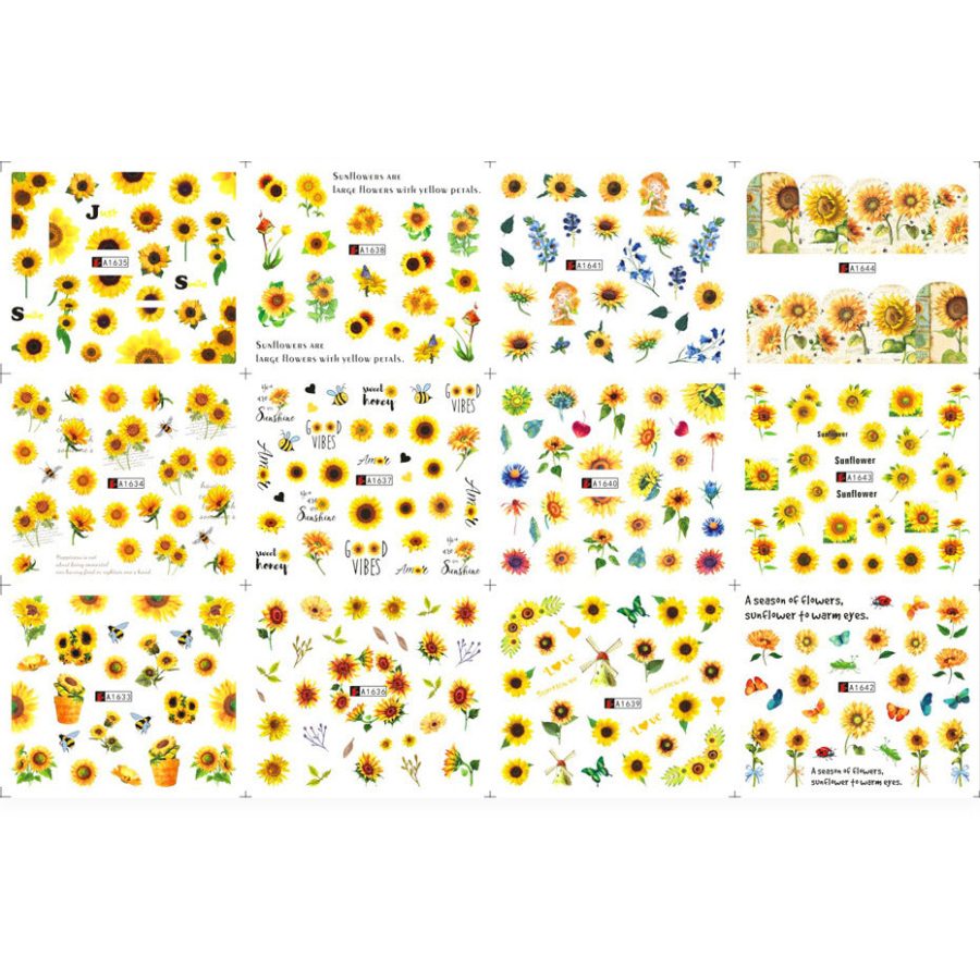 Beauty Watermark Stickers Ins Summer Little Golden Yellow - Image 9