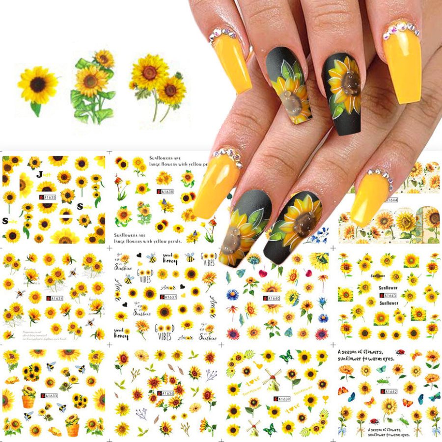 Beauty Watermark Stickers Ins Summer Little Golden Yellow - Image 7