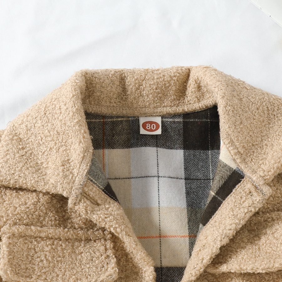 Autumn New Plush Plaid Reversible Coat - Image 8