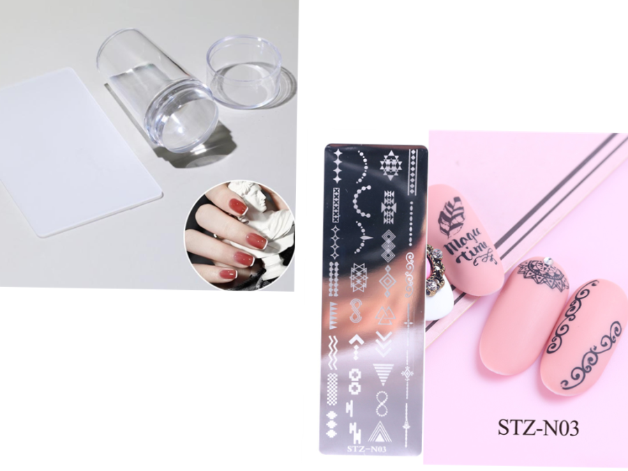 Nail print long steel plate - Image 13