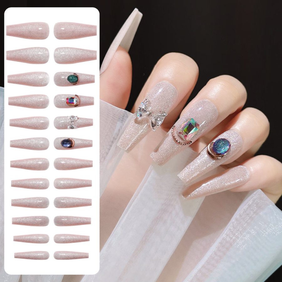 Fake Nail Patches Hand Wearing Art - Image 6