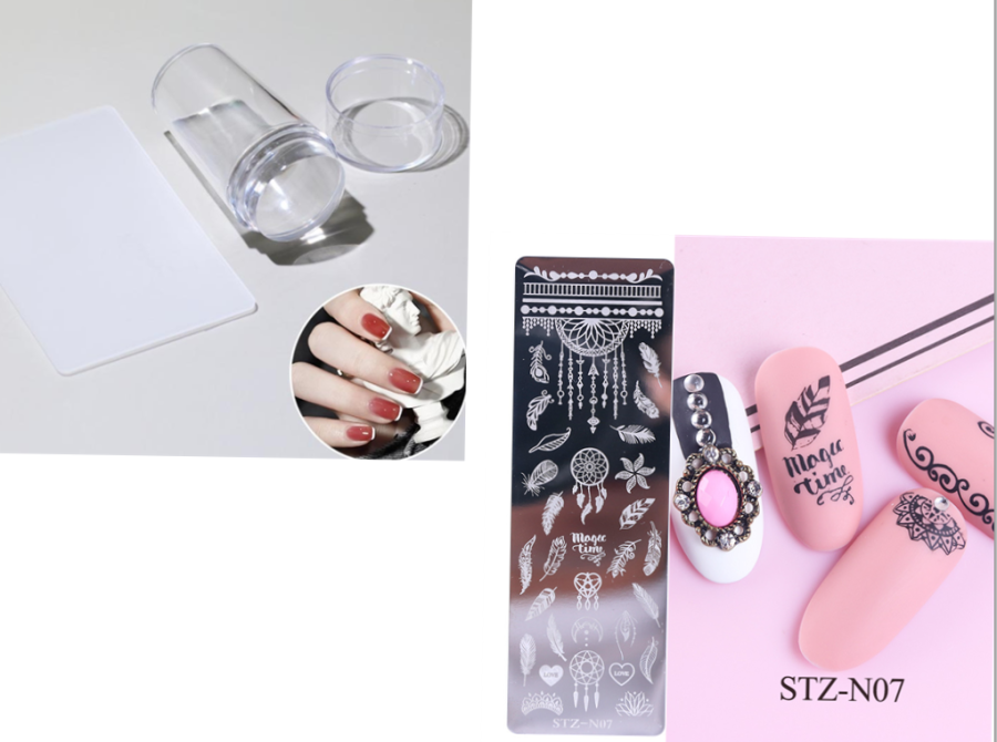 Nail print long steel plate - Image 12