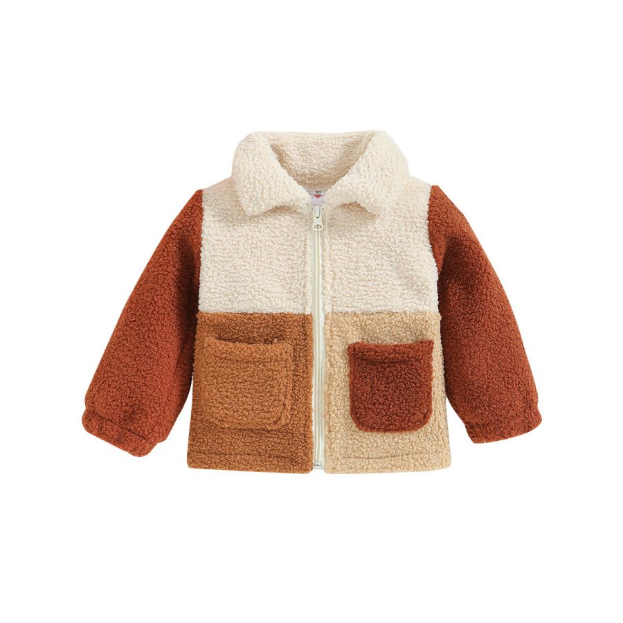 Children's New Zipper Cute Polar Fleece Jacket - Image 9