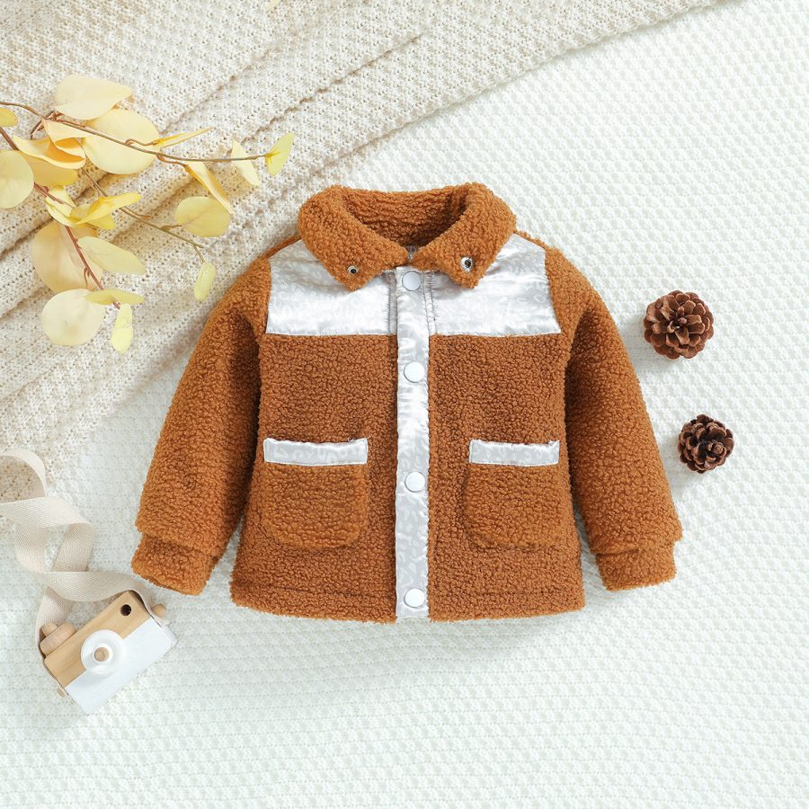 Children's New Zipper Cute Polar Fleece Jacket - Image 3
