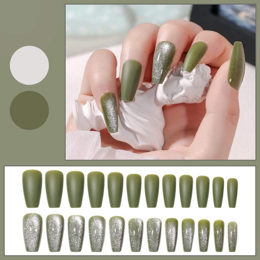 Fake Nail Patches Hand Wearing Art - Image 9